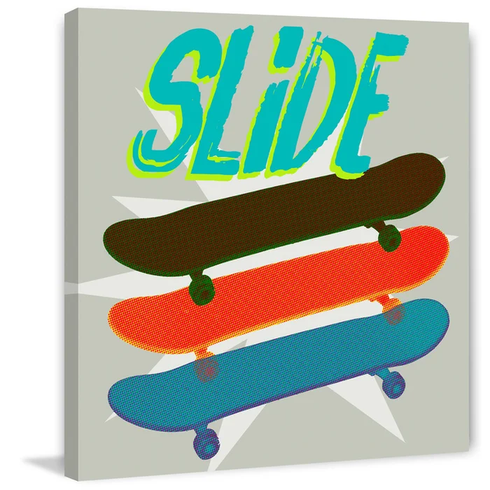 12×12 Canvas Art Painting Print Sk8r II Marmont Hill Style – Marmont Hill