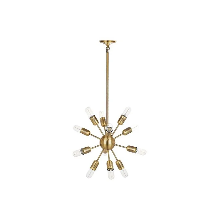 12 – Light Gold Tone 17.5 – Inch Dia Solace Pendant Necklace – Safavieh