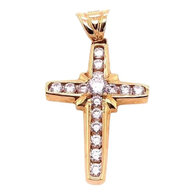 14 Karat Yellow Gold Religious / Crucifix Pendant