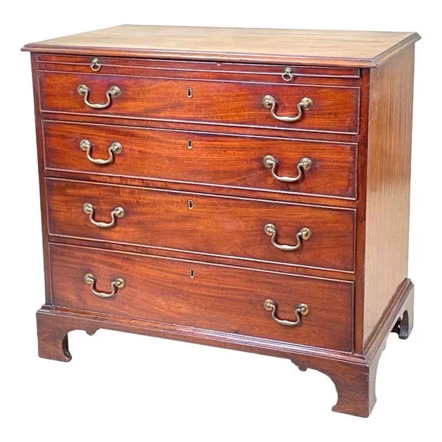 18th Century Georgian Mahogany Chest with a Slide, 1760