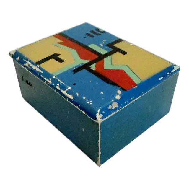 1920s Suprematism Enamel Stasher Box
