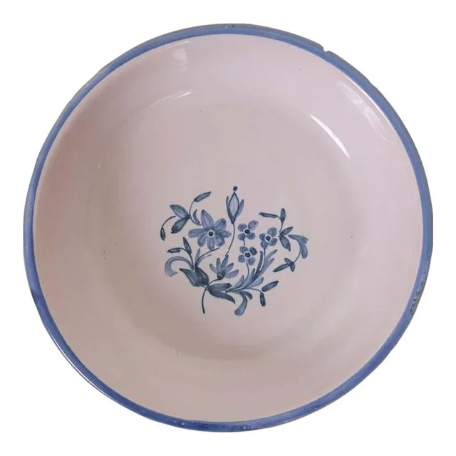 1950s Petite French Painted Bowl
