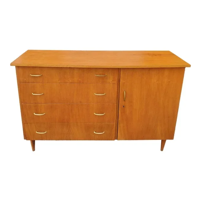 1950s Vintage Mid-Century Credenza