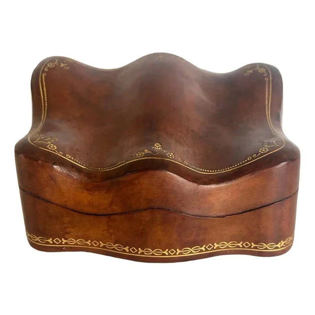1960’s Italian Tooled Leather Box