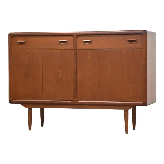 1960s Danish Modern Teak Credenza by Rimme’s