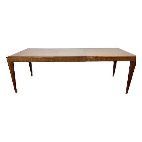1980s Henredon Dining Room Table With Two Leaves
