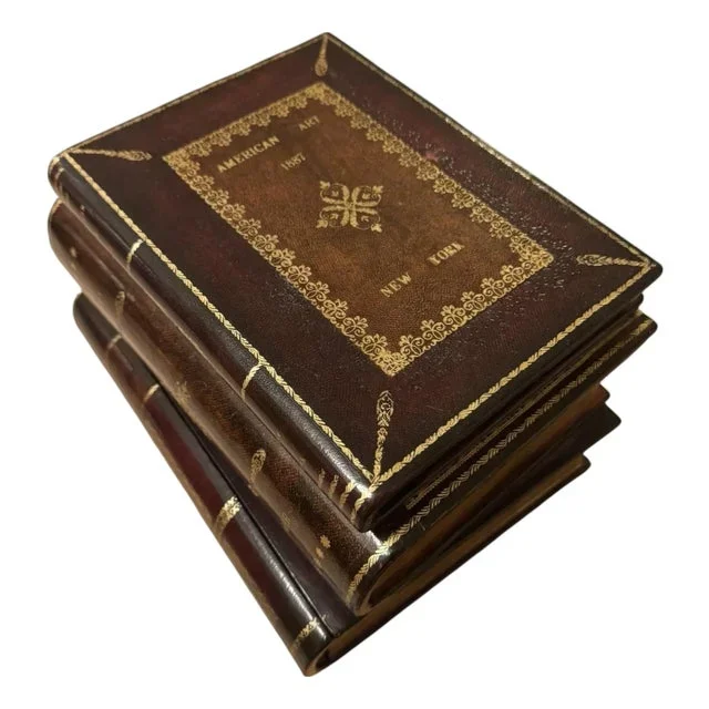 1990s Maitland – Smith Attributed Stacked Book Box