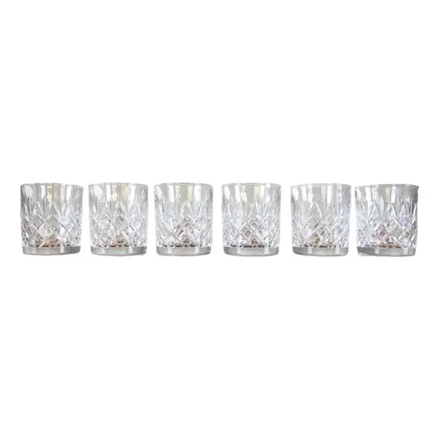 320 ml Crystal Whiskey Lowball Glasses by Huta Julia, Set of 6