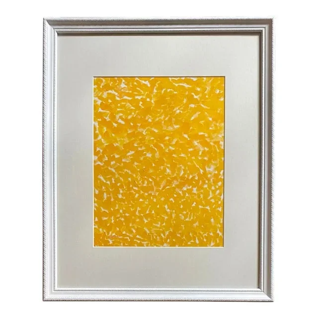 “Abstract Study in Yellow” Oil Painting