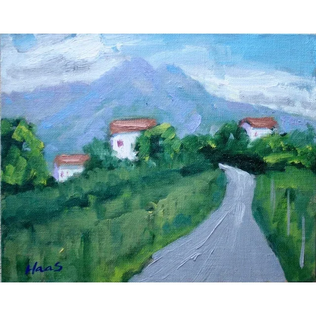 “Backroad Mountains” Contemporary Impressionist Style Landscape Oil Painting
