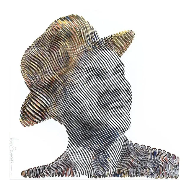 “Frank Sinatra the Song Is You” Original Artwork by Virginie Schroeder