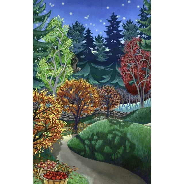 “Gathering” Contemporary Landscape Giclee Reproduction by Wynn Yarrow