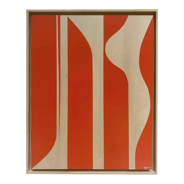 “Hermès Orange” Original Modern Painting by Tony Curry