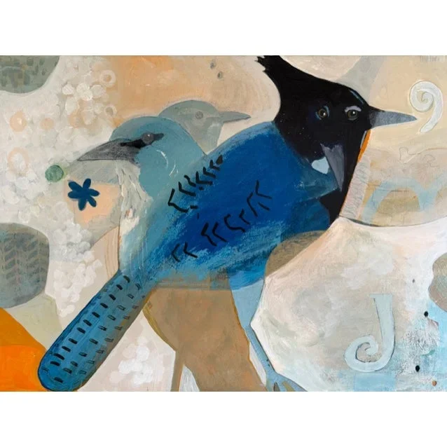 “J-Day” a Bird Painting by L Wren Walraven