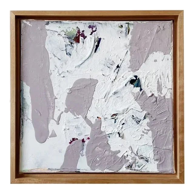 “Lavender Harvest” 2022 Framed Painting by Jessalin Beutler
