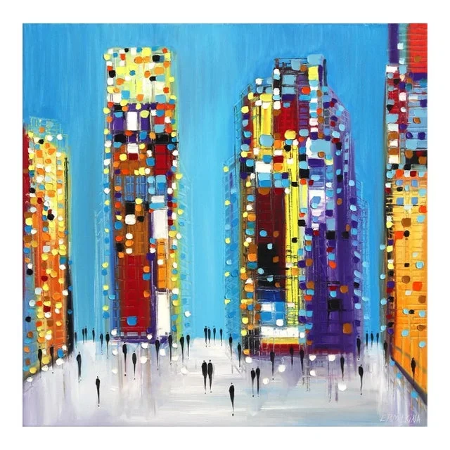 “Once in the City” Original Artwork by Ekaterina Ermilkina