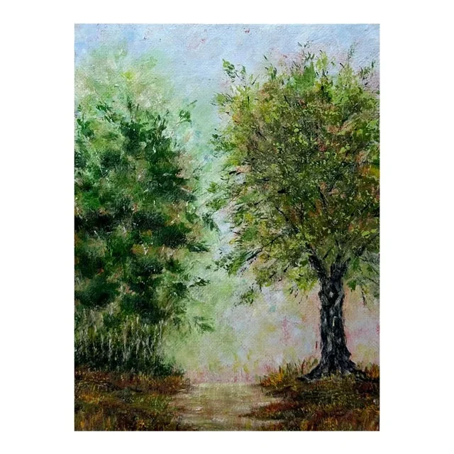 “Pathway” Contemporary Impressionist Style Acrylic Painting by Deb Bossert