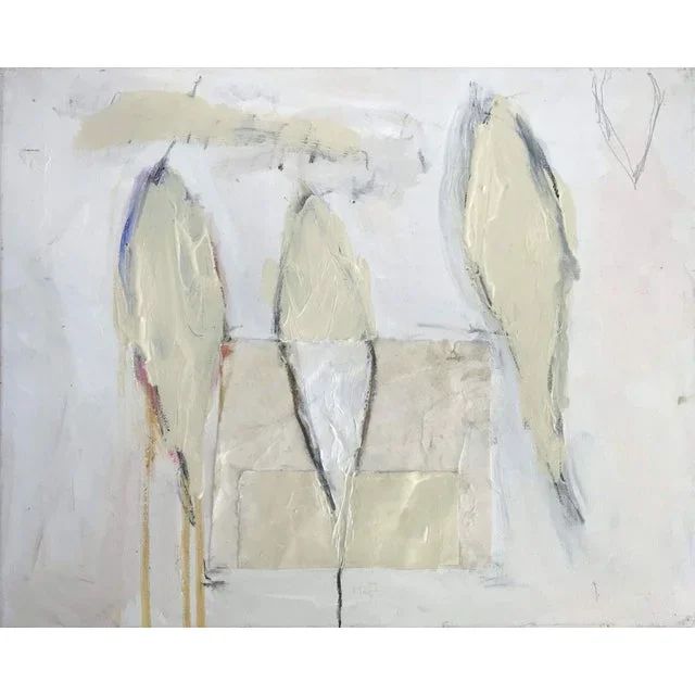 “Untitled (Nostalgia Series)” – Contemporary Mixed Media Abstract Painting by G. Campbell Lyman