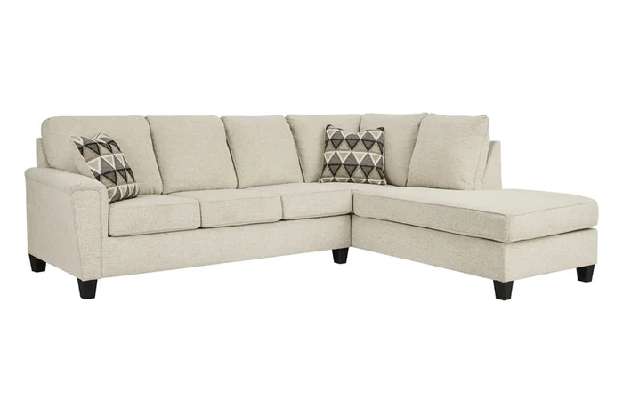 Abinger Sofa Tux Chaise Sectional in Natural, Right Facing