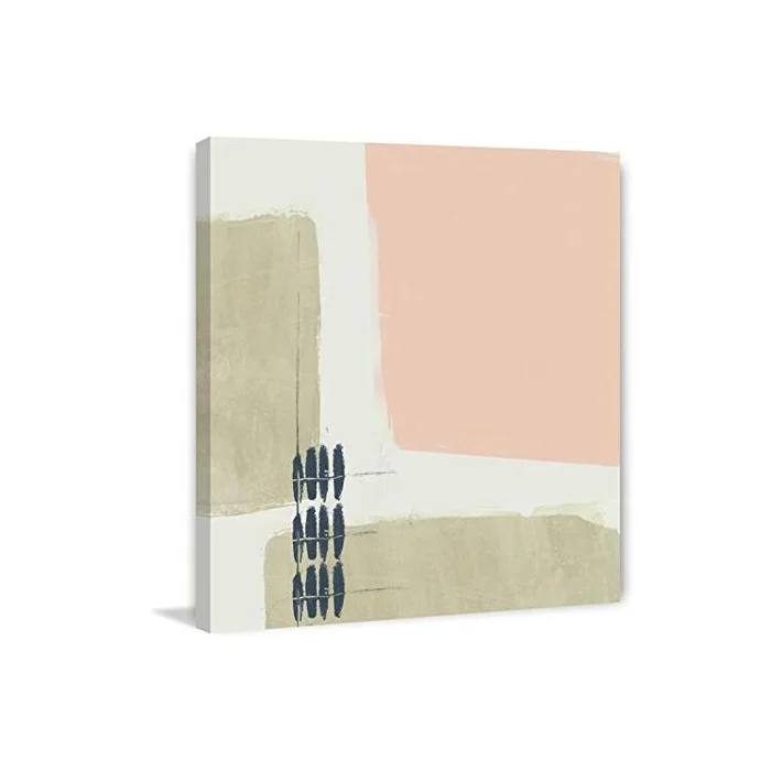 Abstract Art Hill Landscape Monotype Painting Print Canvas – Marmont Hill