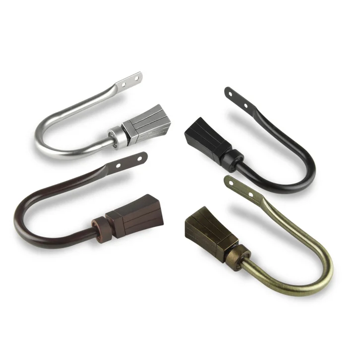 Adjustable 5/8 Decorative Curtain Rod Holdback Hooks – Rod Desyne