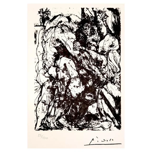 After Pablo Picasso, Le Viol, Lithograph, 1973
