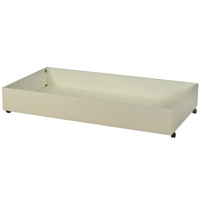 Alligator Stars Collection Twin Trundle (Box Trundle, Not A Pop-Up Trundle) in Distressed White