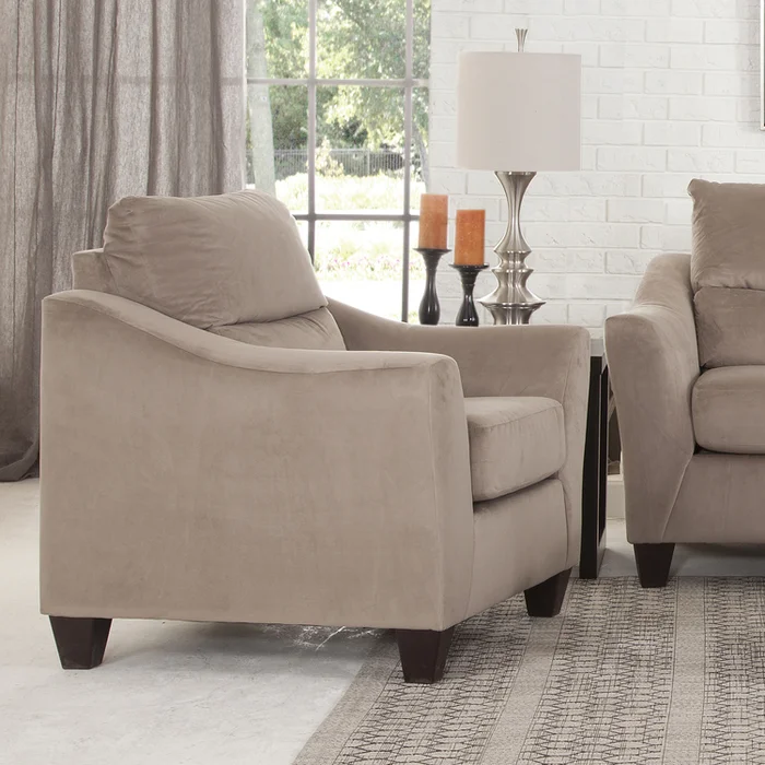 American Furniture Classics Model 8-030-A164V2 Modern Mocha Upholstered Chair