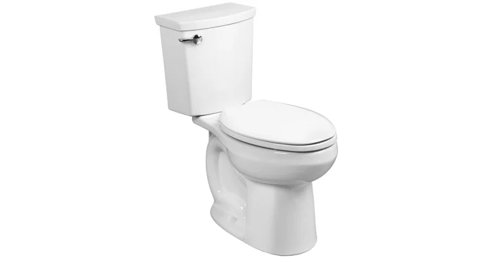 American Standard H2Optimum Elongated Two-Piece Toilet with Siphon Jet Technology with Right Height Bowl