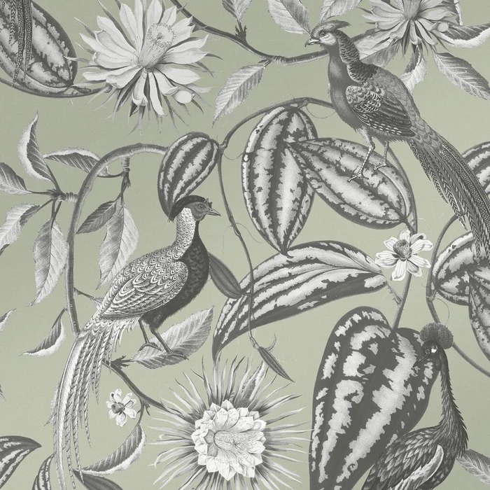 Amhersts Garden Wallpaper – Sage
