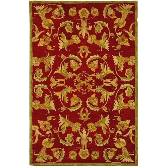 Anatolia Burgundy/Sage Large Rectangle Rug