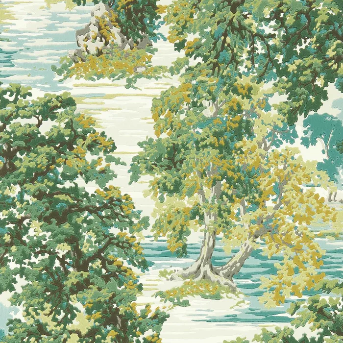 Ancient Canopy Wallpaper – Sap Green – DABW217220 – Sanderson