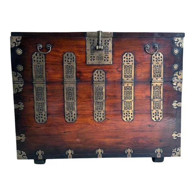 Antique Korean Bandaji Chest Gyeonggi Do Joseon Dynasty