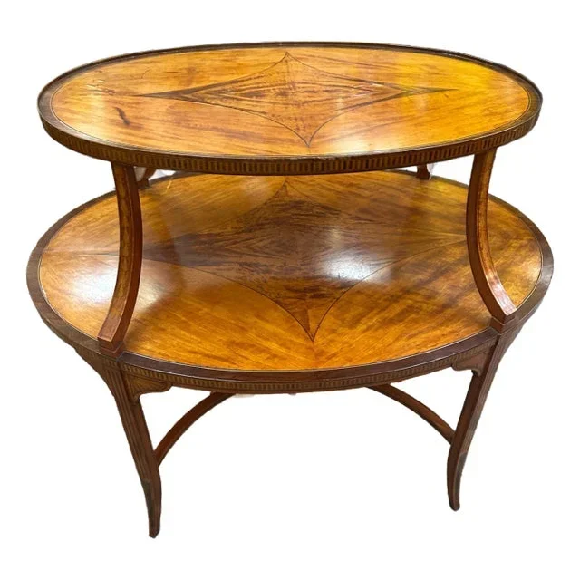 Antique Two Tier Edwardian Style Butler’s Table
