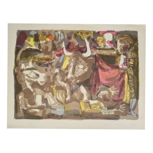 Antoni Clavé, Torero’s Death, Lithograph
