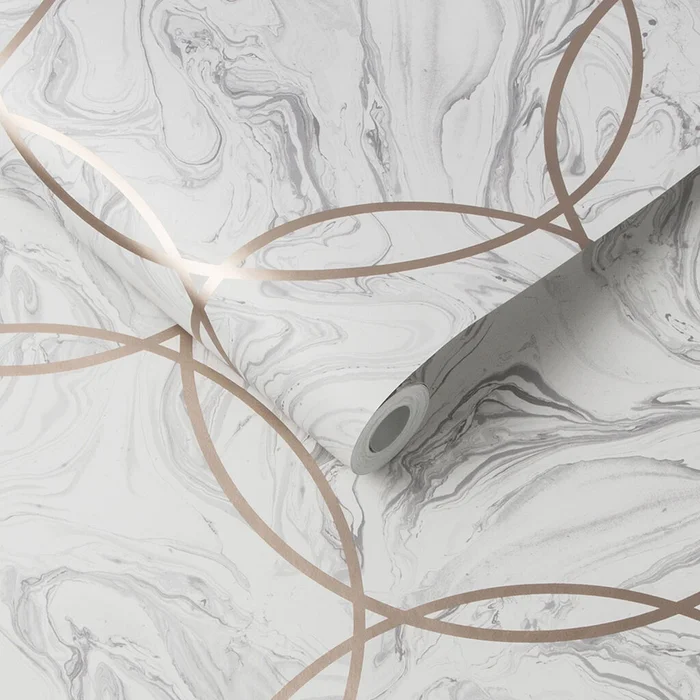 Aqueous Geo Wallpaper – Stone