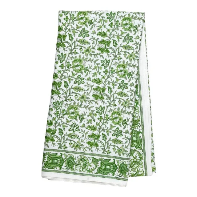 Aria Tablecloth, 6-seat table – Green