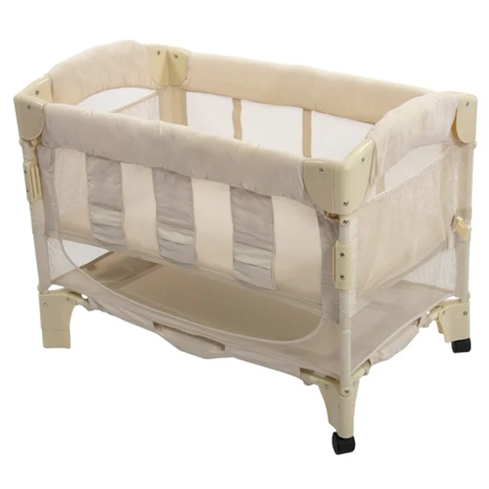 Arm’s Reach Concepts Mini Arc Co-Sleeper Solid Without Skirt in Natural Euro