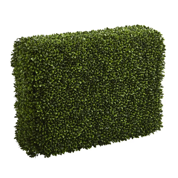 Artificial Boxwood Hedge 41in x30in Indoor/Outdoor Greenery Decoration – Nearly Natural