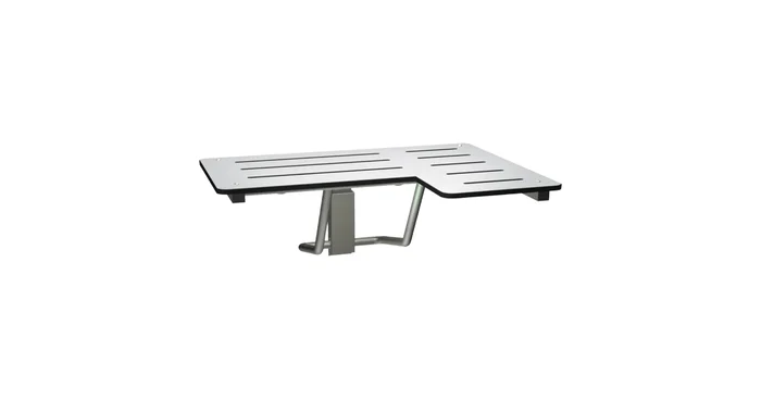 ASI 33″ L-Shaped Folding Shower Seat – Left Hand