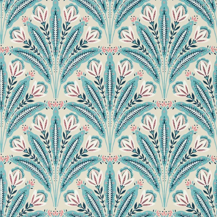 Attingham Wallpaper – Mineral – Clarke & Clarke