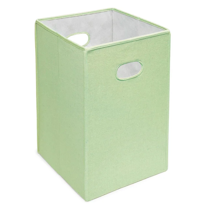 Badger Basket Folding Hamper and Storage Bin in Sage
