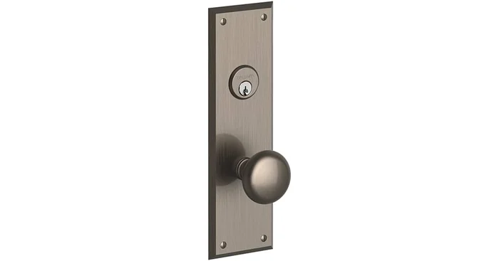 Baldwin Baltimore Single Cylinder Mortise Handleset Trim Set