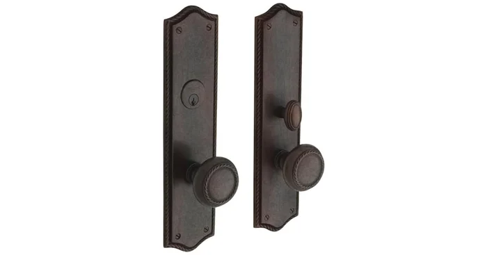 Baldwin Barclay Single Cylinder Mortise Handleset Trim Set