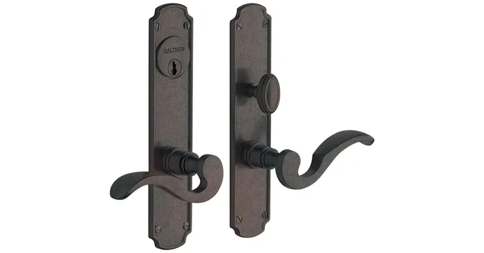 Baldwin Bismark Double Cylinder Mortise Handleset Trim Set
