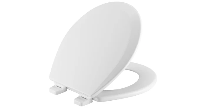 Bemis Round Closed-Front Toilet Seat and Lid with Stay-Tite Seat Fastening System and Precision Seat Fit