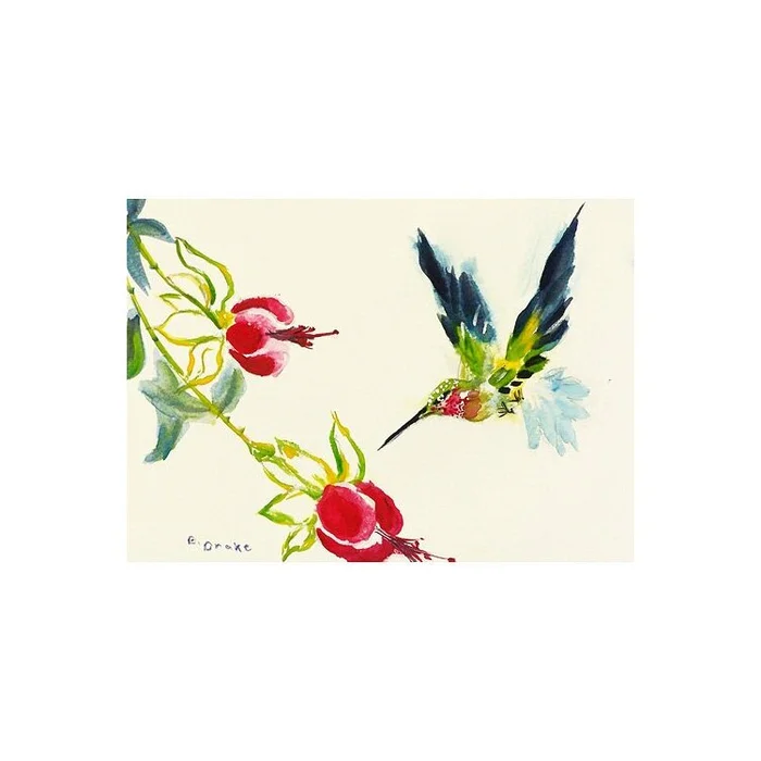 Betsy’s Hummingbird Outdoor Wall Hanging 24×30