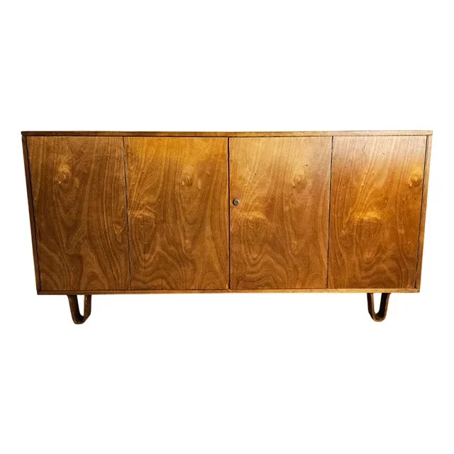 Birch Series DB02 Lowboard Sideboard with Loop Legs by Cees Braakman for Pastoe, 1950s