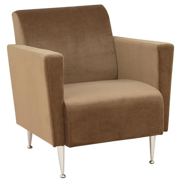 Black Velvet Foamed Spring Chair – Adesso