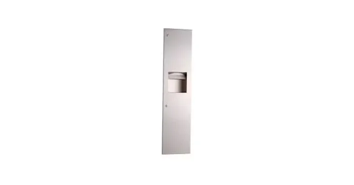 Bobrick TrimLineSeries Recessed Paper Towel Dispenser/Waste Receptacle